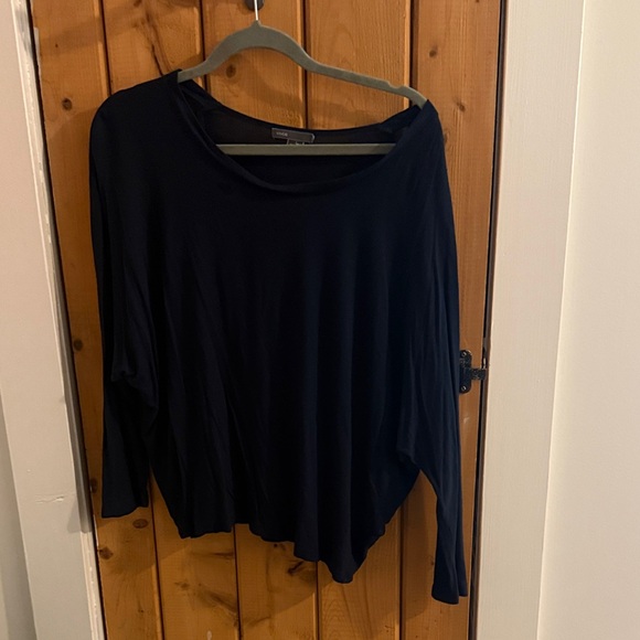 Vince. Navy Blue Women's Long Sleeve Top - Picture 1 of 2